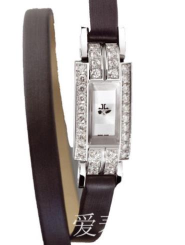 积家女表Extraordinaires 高级珠宝腕表系列缎带/银色表盘Q2853401
