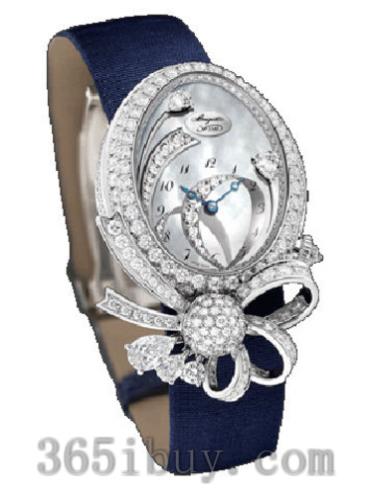宝玑女表High Jewellery 高级珠宝腕表系列白金/白色表盘GJ27BB8924DDD8
