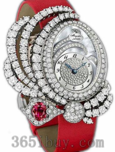 宝玑女表High Jewellery 高级珠宝腕表系列缎带/白色表盘GJE16BB20.8924R01