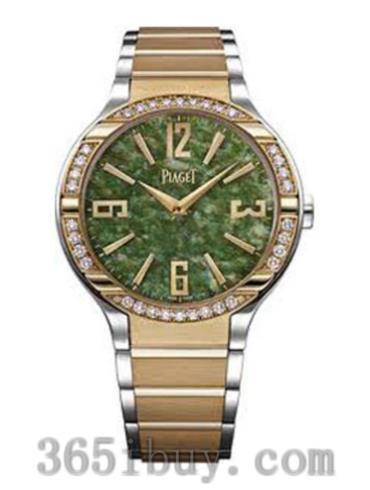 伯爵男表Piaget Polo系列18K黄金/绿色表盘G0A36221