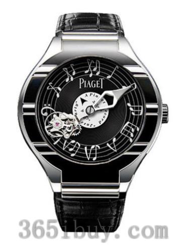 伯爵男表Piaget Polo系列鳄鱼皮/黑色表盘G0A35174