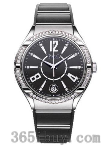 伯爵女表Piaget Polo系列白金/黑色表盘G0A36014