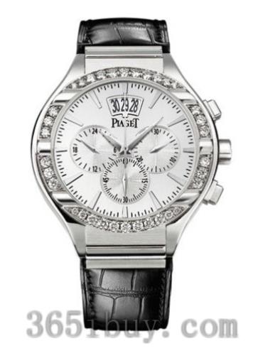 伯爵男表Piaget Polo系列鳄鱼皮/白色表盘G0A32040