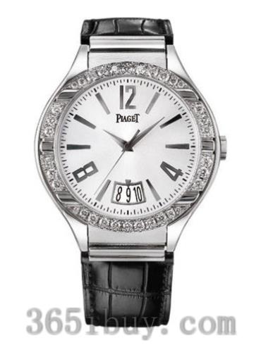 伯爵男表Piaget Polo系列鳄鱼皮/白色表盘G0A31159