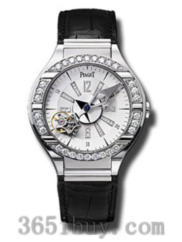 伯爵男表Piaget Polo系列鳄鱼皮/白色表盘G0A31148