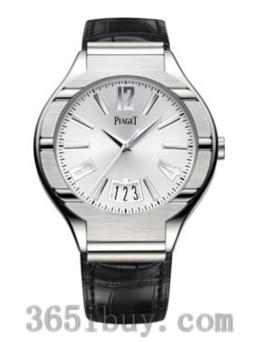 伯爵男表Piaget Polo系列鳄鱼皮/白色表盘G0A31139