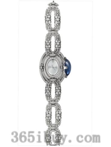 卡地亚女表创意宝石腕表系列白金/白色表盘PI00948