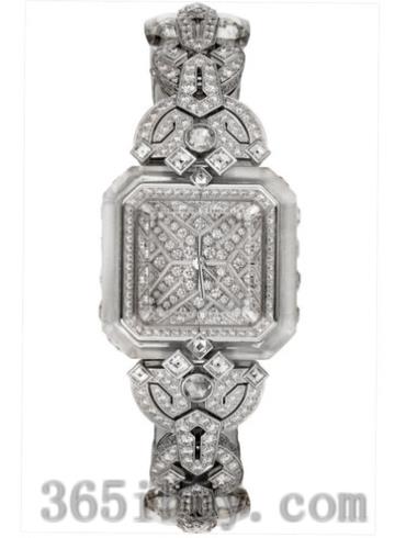 卡地亚女表创意宝石腕表系列白金/白色表盘PI00788