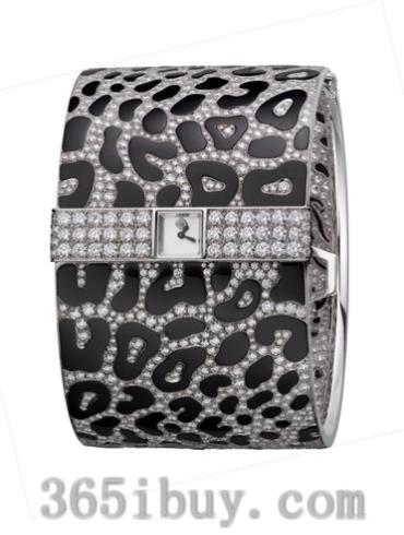 卡地亚女表创意宝石腕表系列白金/白色表盘PI00783