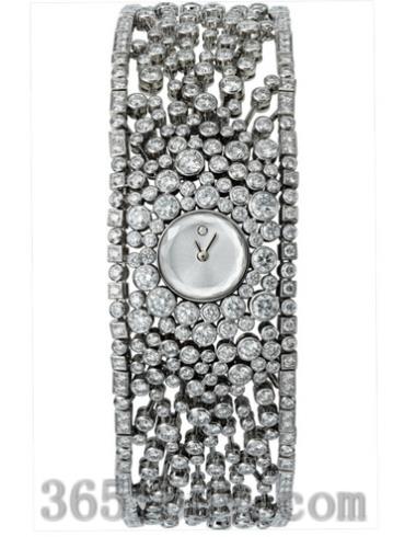 卡地亚女表创意宝石腕表系列白金/白色表盘PI00765
