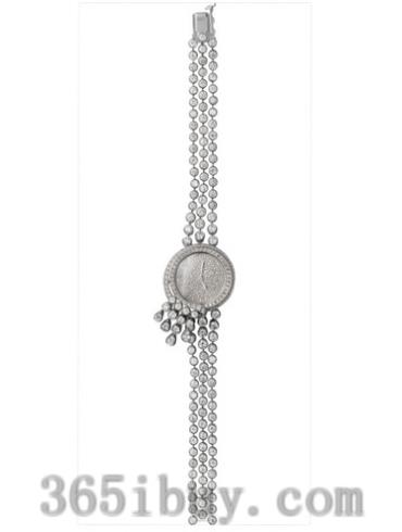 卡地亚女表创意宝石腕表系列白金/白色表盘PI00629