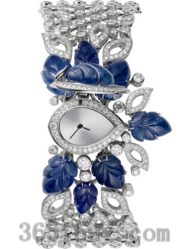 卡地亚女表创意宝石腕表系列白金/白色表盘PI00547