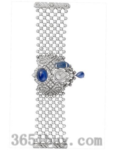 卡地亚女表创意宝石腕表系列白金/白色表盘PI00487