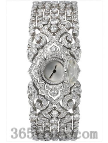 卡地亚女表创意宝石腕表系列白金/白色表盘PI00467
