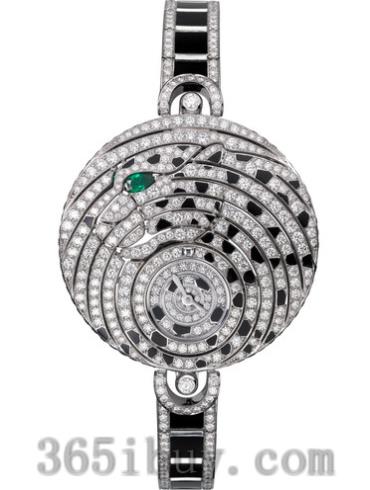 卡地亚女表创意宝石腕表系列白金/白色表盘PI01056