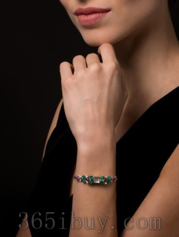 卡地亚女表创意宝石腕表系列白金/白色表盘PI01046