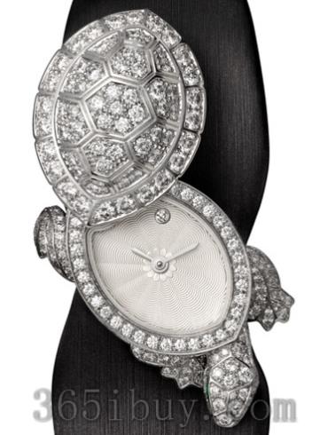 卡地亚女表创意宝石腕表系列缎带/灰色表盘HPI00518