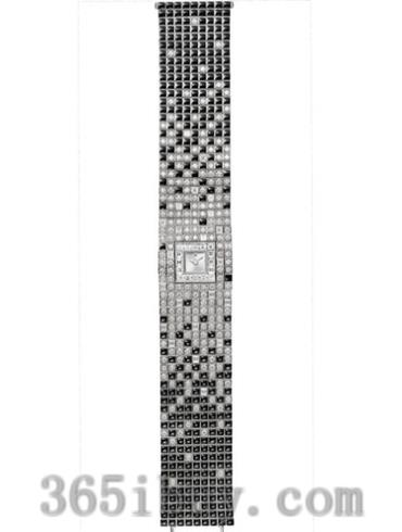 卡地亚女表创意宝石腕表系列白金/银白色表盘HPI00748