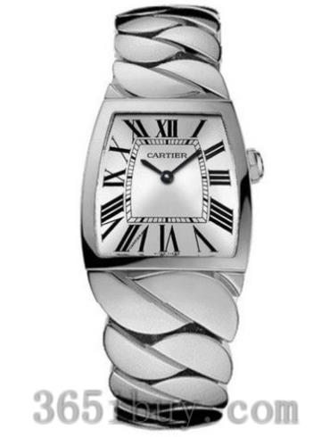 卡地亚女表创意宝石腕表系列精钢/银灰色表盘W660022I