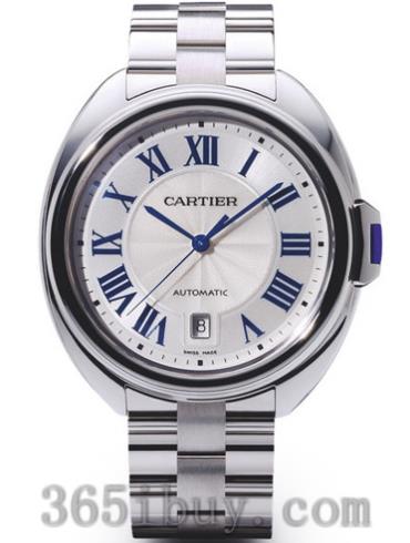 卡地亚男表Clé de Cartier系列白金/白色表盘CLE_DE_CARTIER1