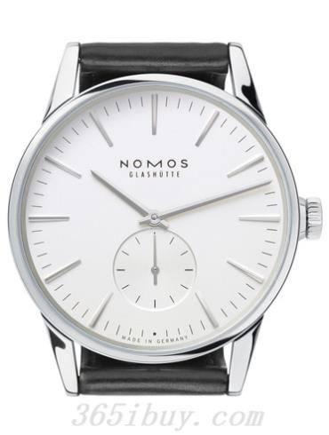 NOMOS男表zurich系列黑色霍尔文高级科尔多瓦马皮/白色表盘806