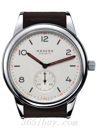 NOMOS男表Club系列马皮/白色表盘753