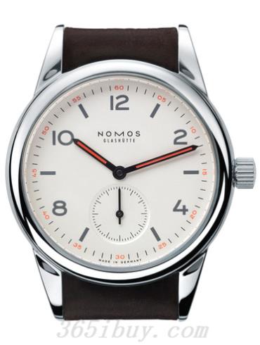 NOMOS男表Club系列马皮/银白色表盘703