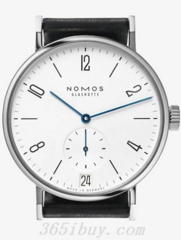 NOMOS男表TANGOMAT系列黑色霍尔文高级科尔多瓦马皮/白色表盘602