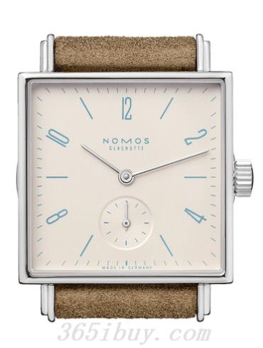 NOMOS女表Tetra系列鹿皮/浅粉色表盘485