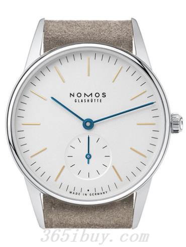 NOMOS女表Orion系列羊皮/白色表盘322