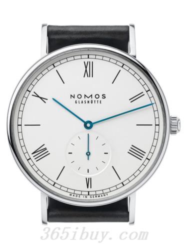 NOMOS男表Ludwig系列黑色霍尔文高级科尔多瓦马皮/白色表盘251