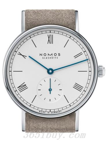 NOMOS男表Ludwig系列米色绒面麂皮/白色表盘243