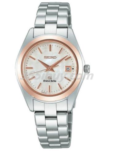 精工女表Grand Seiko系列精钢/白色珍珠贝母表盘STGF068