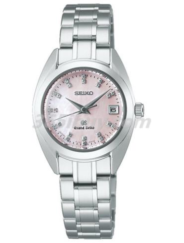 精工女表Grand Seiko系列精钢/粉红色表盘STGF077