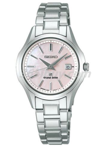 精工女表Grand Seiko系列精钢/粉红色表盘STGF085