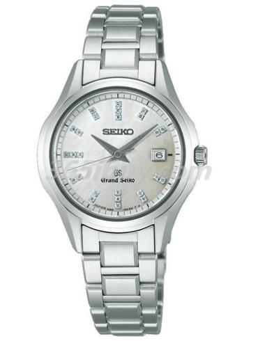 精工女表Grand Seiko系列精钢/白色珍珠贝母表盘STGF083