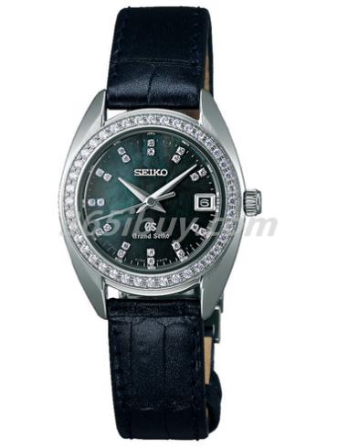 精工女表Grand Seiko系列鳄鱼皮/绿色表盘STGF093