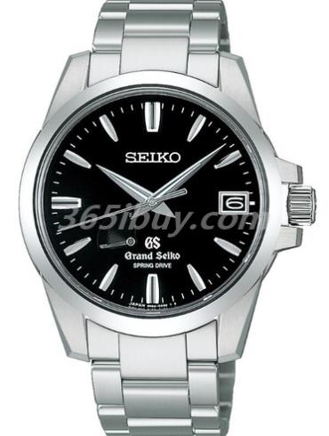 精工男表Grand Seiko系列精钢/黑色表盘SBGA027