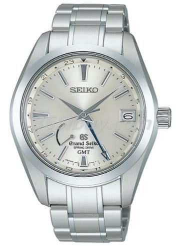 精工男表Grand Seiko系列精钢/米黄色表盘SBGE005