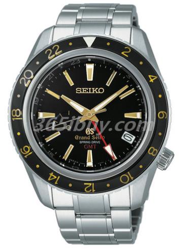 精工男表Grand Seiko系列钛合金/黑色表盘SBGE015