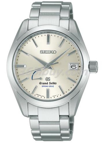 精工男表Grand Seiko系列精钢/米黄色表盘SBGA083