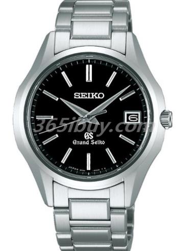 精工男表Grand Seiko系列精钢/黑色表盘SBGV015