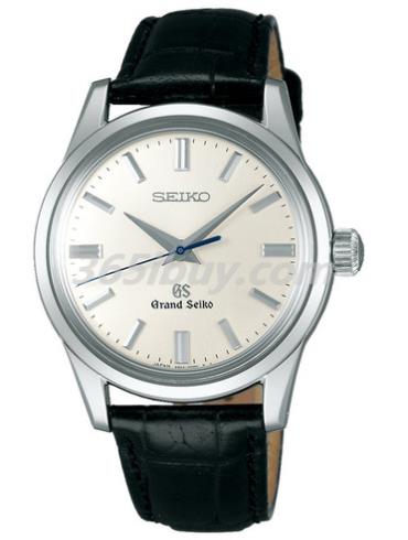 精工男表Grand Seiko系列鳄鱼皮/米黄色表盘SBGW037