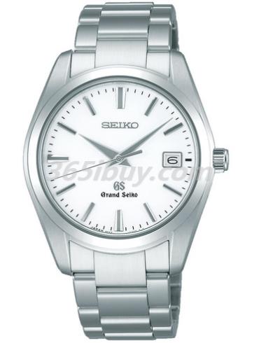 精工男表Grand Seiko系列精钢/白色表盘SBGX059
