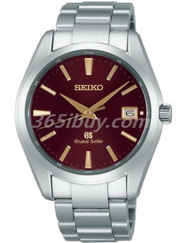 精工男表Grand Seiko系列精钢/红色表盘SBGV027