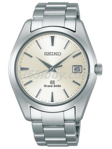 精工男表Grand Seiko系列精钢/米黄色表盘SBGV021