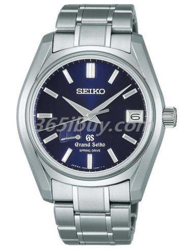 精工男表Grand Seiko系列钛合金/蓝色表盘SBGA127