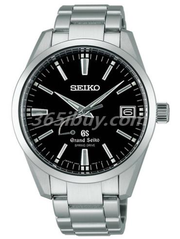 精工男表Grand Seiko系列精钢/黑色表盘SBGA101