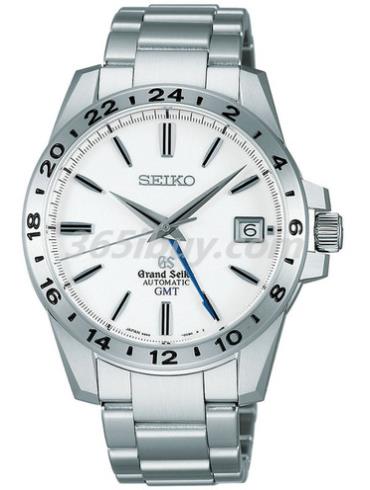 精工男表Grand Seiko系列精钢/白色表盘SBGM025