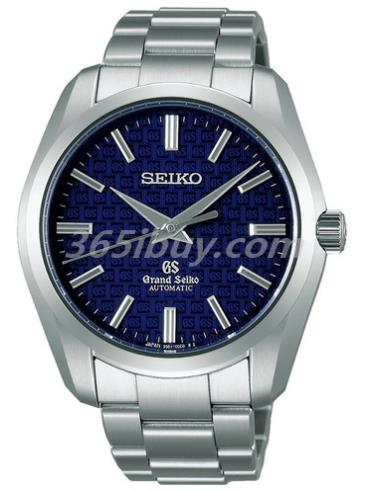 精工男表Grand Seiko系列精钢/蓝色表盘SBGR097